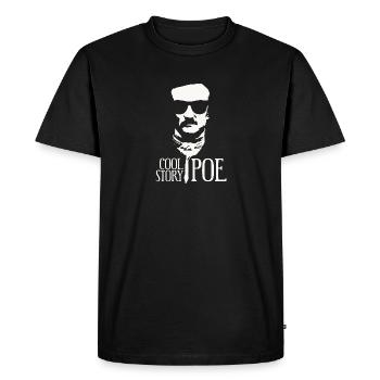 Dark Visionary EAP - Histoire cool Poe 1 - T-shirt Premium bio Homme - noir - Devant - Nico (187cm)
