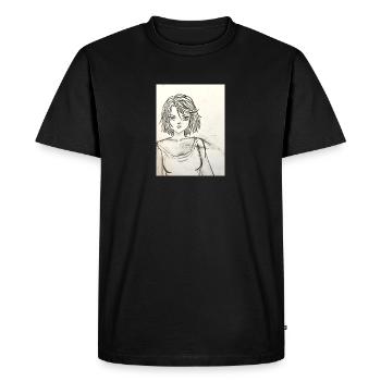 Mangagirl, Animegirl, Mangadesign, mangadays - T-shirt Premium bio Homme - noir - Devant - Nico (187cm)