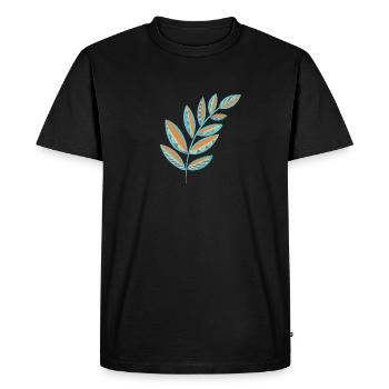 Original tree branch - Men's Premium Organic T-Shirt - black - Front - Nico (187cm)