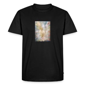 Nébuleuses - T-shirt Premium bio Homme - noir - Devant - Nico (187cm)