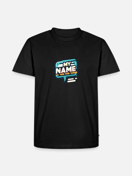 Mon nom - T-shirt Premium bio Homme - noir