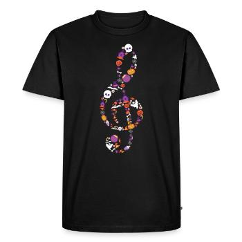 Fête Costume Halloween Professeur De Musique - T-shirt Premium bio Homme - noir - Devant - Nico (187cm)