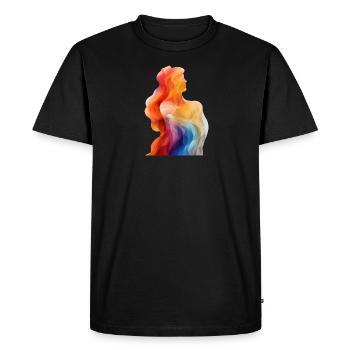 Freedom of Femal Love - Men's Premium Organic T-Shirt - black - Front - Nico (187cm)