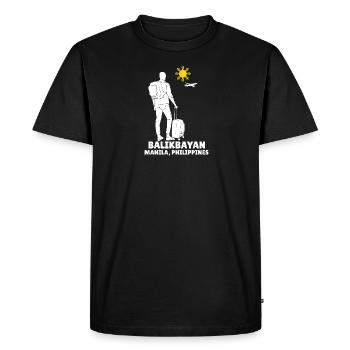 Philippines drapeau philippin fierté je cadeau - T-shirt Premium bio Homme - noir - Devant - Nico (187cm)