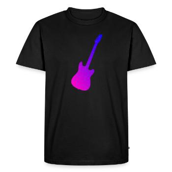 Guitariste Guitariste Hommes Guitariste Femmes - T-shirt Premium bio Homme - noir - Devant - Nico (187cm)