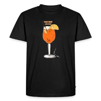 Le seul et unique cocktail à l’orange - T-shirt Premium bio Homme - noir - Devant - Nico (187cm)