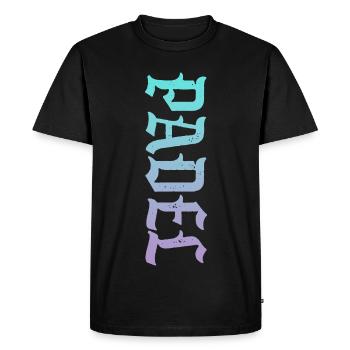 Padel Sport - T-shirt Premium bio Homme - noir - Devant - Nico (187cm)