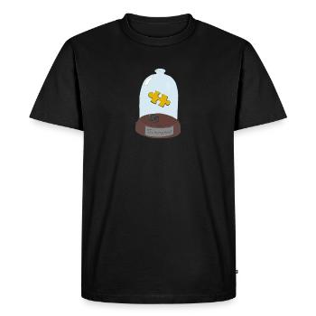 pois manquants - T-shirt Premium bio Homme - noir - Devant - Nico (187cm)