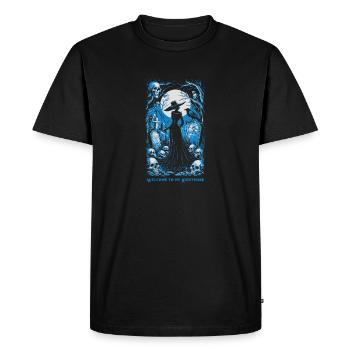 welcome to my nightmare 01 - Men's Premium Organic T-Shirt - black - Front - Nico (187cm)