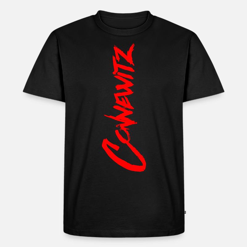 CONNEWITZ Leipzig - Männer Premium Bio T-Shirt - Schwarz