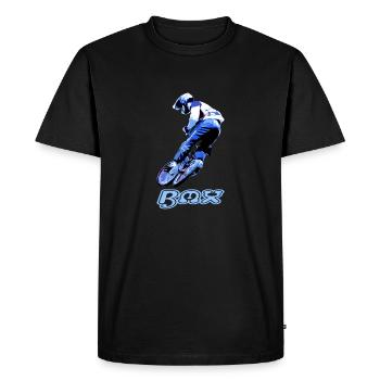 bmx racing - Men's Premium Organic T-Shirt - black - Front - Nico (187cm)