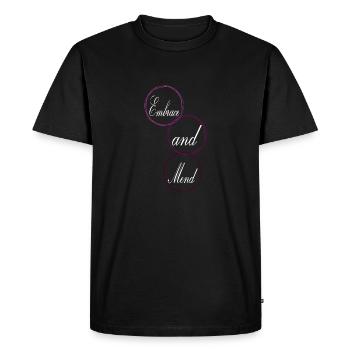 Supportive Relationships Support Network Gift Idea - Men's Premium Organic T-Shirt - black - Front - Nico (187cm)