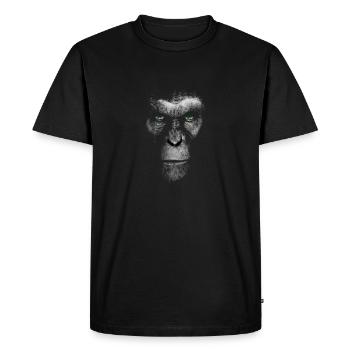 AAP grüne Augen - Männer Premium Bio T-Shirt - Schwarz - Vorne - Nico (187cm)