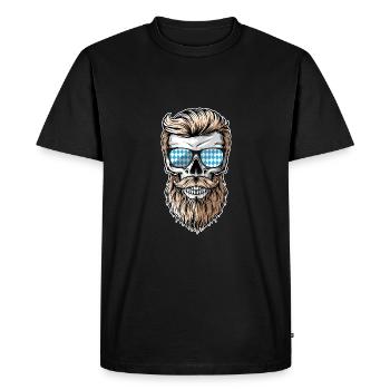 Lausbua Lausbub Lederhosen Trachten - T-shirt Premium bio Homme - noir - Devant - Nico (187cm)