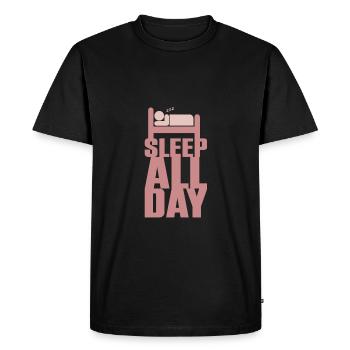 Sleep every day - Men's Premium Organic T-Shirt - black - Front - Nico (187cm)