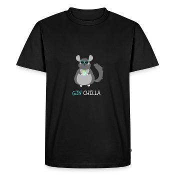 Gin Chilla Gin Spruch Geschenkidee Gin Tee Tonic - T-shirt Premium bio Homme - noir - Devant - Nico (187cm)