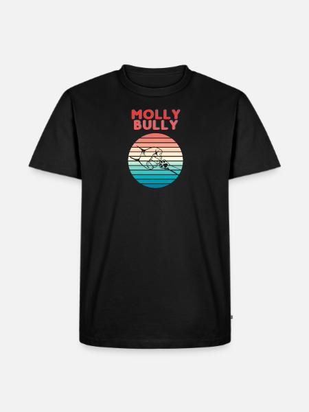 MollyBully - Männer Premium Bio T-Shirt - Schwarz