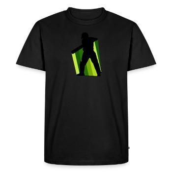 Cricket Cricketers - Men's Premium Organic T-Shirt - black - Front - Nico (187cm)