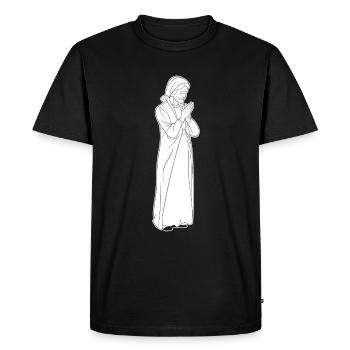 Christian Christianity Granny - Men's Premium Organic T-Shirt - black - Front - Nico (187cm)