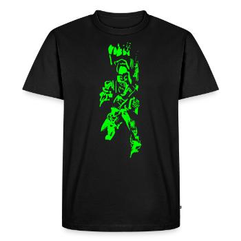 Abstract Mysticism - Men's Premium Organic T-Shirt - black - Front - Nico (187cm)