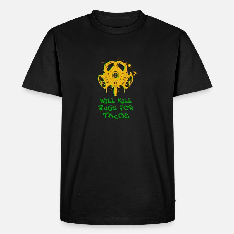Exterminator Kammerjäger Schädlingsbekämpfung - Männer Premium Bio T-Shirt - Schwarz