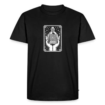 Poison Vial 4 - Men's Premium Organic T-Shirt - black - Front - Nico (187cm)