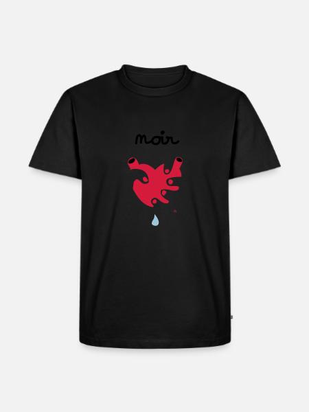 NoirDesir - Men's Premium Organic T-Shirt - black