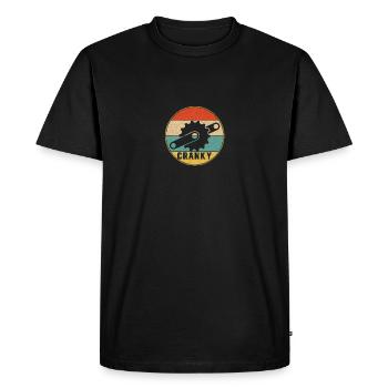 Vélo rétro grincheux cadeau pour les amateurs de vélo - T-shirt Premium bio Homme - noir - Devant - Nico (187cm)