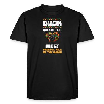 Black Queen Le Pi le plus puissant ... - T-shirt Premium bio Homme - noir - Devant - Nico (187cm)