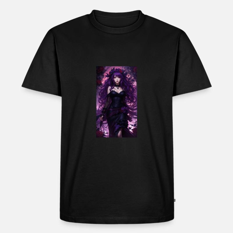 Lady Mirror - Männer Premium Bio T-Shirt - Schwarz