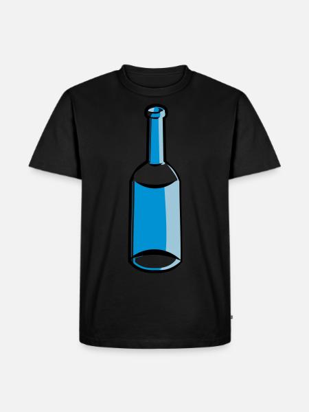 Bottle empty - Men's Premium Organic T-Shirt - black