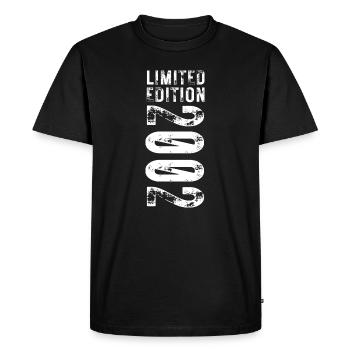 limited edition 2002 20th birthday - Men's Premium Organic T-Shirt - black - Front - Nico (187cm)