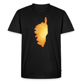 corsica - T-shirt Premium bio Homme - noir - Devant - Nico (187cm)