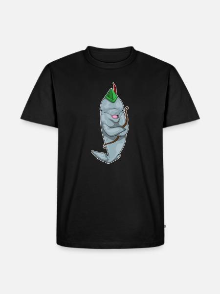 Arc de dauphin - T-shirt Premium bio Homme - noir
