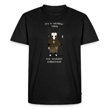 C’est un truc de Wendigo - T-shirt Premium bio Homme - noir - Devant - Nico (187cm)