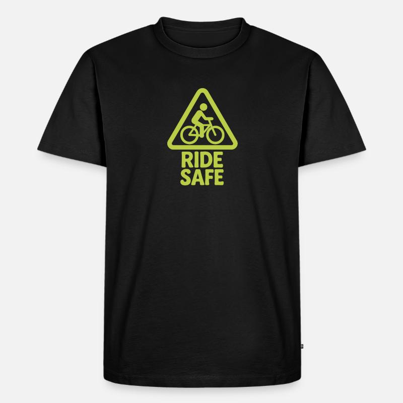 Ride Safe - Männer Premium Bio T-Shirt - Schwarz