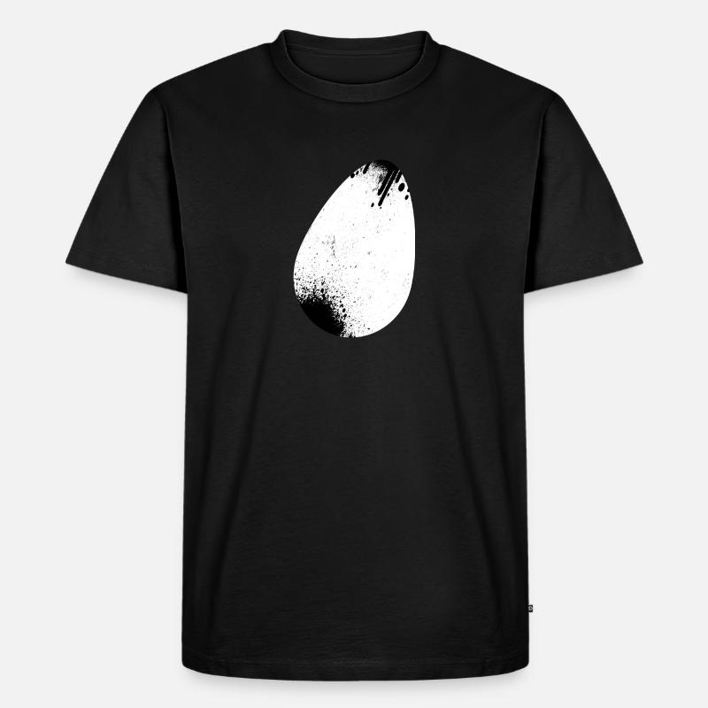 Easter Egg - Happy Easter - Men's Premium Organic T-Shirt - black