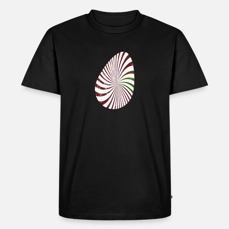 Easter Egg - Happy Easter - Men's Premium Organic T-Shirt - black