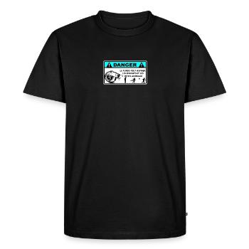 Turbo peut aspirer enfants et animaux - T-shirt Premium bio Homme - noir - Devant - Nico (187cm)