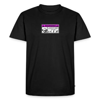 Turbo  - T-shirt Premium bio Homme - noir - Devant - Nico (187cm)