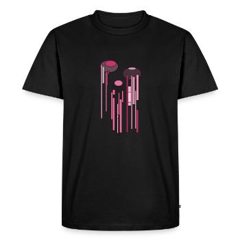 Pieuvre spatiale - T-shirt Premium bio Homme - noir - Devant - Nico (187cm)