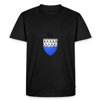 mor bihan - Men's Premium Organic T-Shirt - black - Front - Nico (187cm)