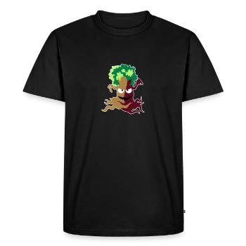 erde_dd - Men's Premium Organic T-Shirt - black - Front - Nico (187cm)