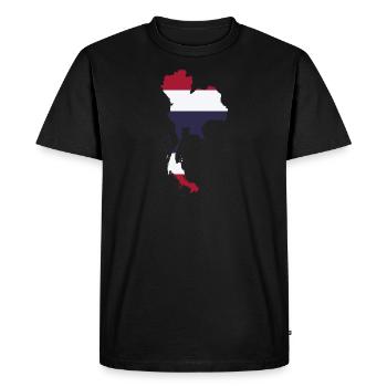 Thailand - Men's Premium Organic T-Shirt - black - Front - Nico (187cm)