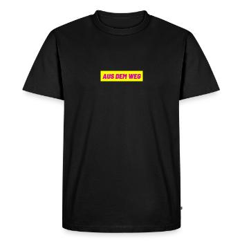 Jung liberal gutaussehend 5 - Männer Premium Bio T-Shirt - Schwarz - Vorne - Nico (187cm)