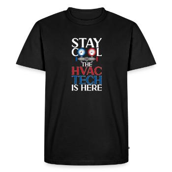 Heating, Air Conditioning, Ventilation, Technician - Men's Premium Organic T-Shirt - black - Front - Nico (187cm)