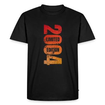 Édition Limitée 2004 18ème Anniversaire Cadeau - T-shirt Premium bio Homme - noir - Devant - Nico (187cm)