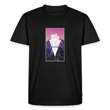 Aesthetics - Men's Premium Organic T-Shirt - black - Front - Nico (187cm)