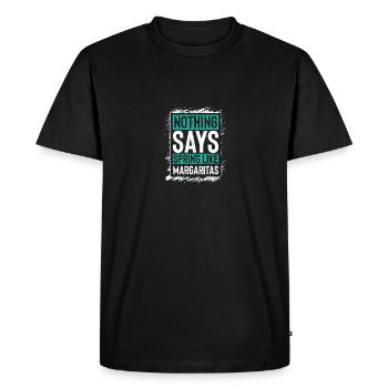 Rien ne dit le printemps comme une chemise Margaritas pour - T-shirt Premium bio Homme - noir - Devant - Nico (187cm)