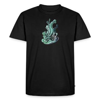 Graffiti Spray Cans Paints - Men's Premium Organic T-Shirt - black - Front - Nico (187cm)